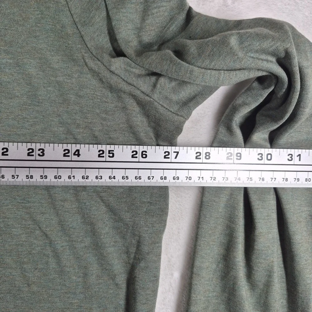 Polo Ralph Lauren Polo Shirt Men's XXL Green Classic Fit Long Sleeve Flesh Pony